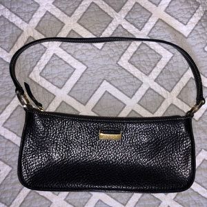 Vintage Kate Spade black leather shoulder bag